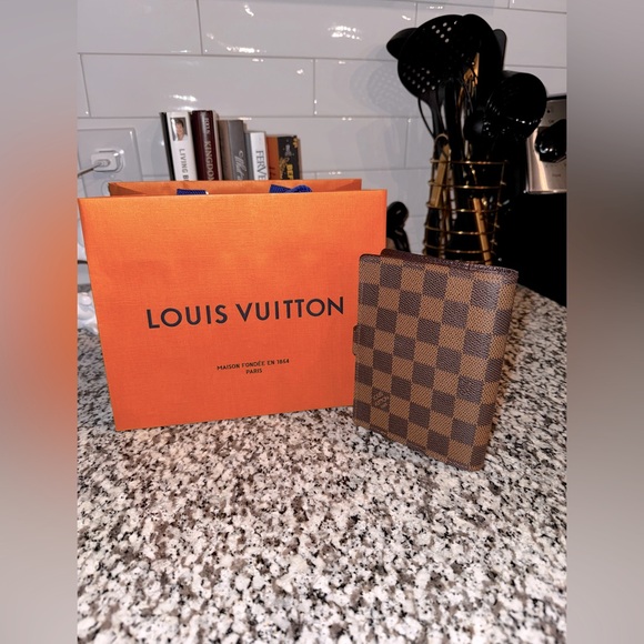 Louis Vuitton Damier Ebene Small Ring Agenda Cover - Picture 6 of 9